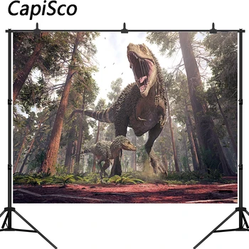 Capisco Dinosaur World Park Photography Backdrop Children Baby Birthday party Decor background Photobooth Photo Studio Props
Capisco Dinosaur World Park Photography Backdrop Children Baby Birthday party Decor background Photobooth Photo Studio Props