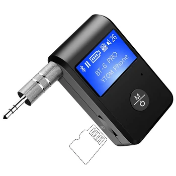 With Battery Bluetooth Receiver,Aux Adapter 5.0 with Display Screen,Portable Wireless Audio Receiver with CVC Noise Cancellation
With Battery Bluetooth Receiver,Aux Adapter 5.0 with Display Screen,Portable Wireless Audio Receiver with CVC Noise Cancellation