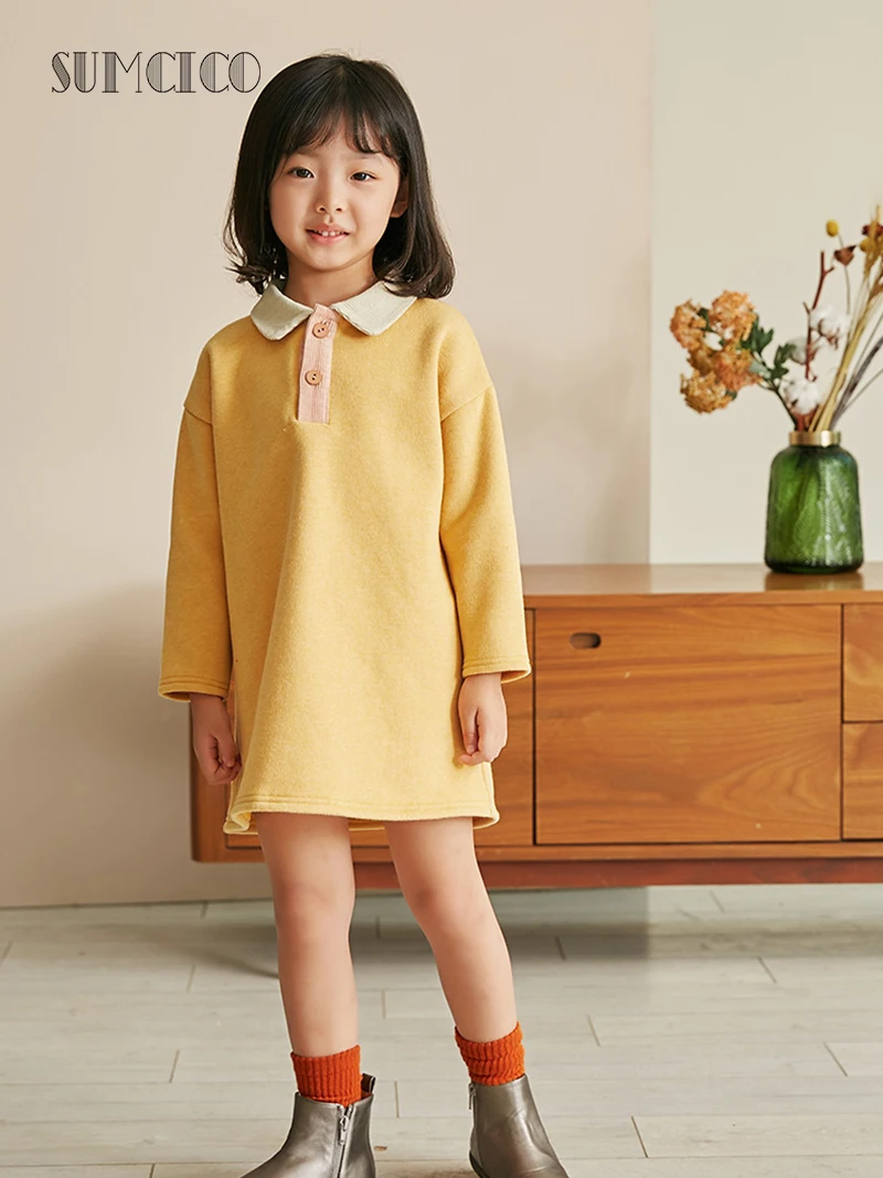 Sumcico 2020 Latest Girl's Spring Color Block Dress Toddler's Soft Sweater Dress For Dailywear Age 2-15Y
Sumcico 2020 Latest Girl's Spring Color Block Dress Toddler's Soft Sweater Dress For Dailywear Age 2-15Y
