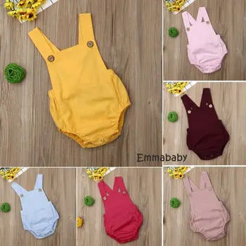 2020 Infant Newborn Baby Boys Girls Romper Summer Cotton Sleeveless One-pieces Suspender Jumpsuits Cotton Clothes Outfits
2020 Infant Newborn Baby Boys Girls Romper Summer Cotton Sleeveless One-pieces Suspender Jumpsuits Cotton Clothes Outfits