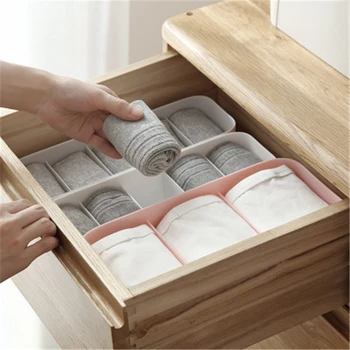 Split Socks Storage Box Plastic Underwear Underwear Storage Box Desktop Drawer Sorting Box Household Can Be Superimposed
Split Socks Storage Box Plastic Underwear Underwear Storage Box Desktop Drawer Sorting Box Household Can Be Superimposed