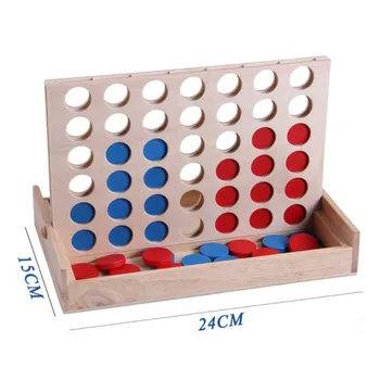 Wonderful! Four In A Row Line Chess Game Two-player Vertical Board Rubber Wooden Box Indoor Travel Family Educational Toy
Wonderful! Four In A Row Line Chess Game Two-player Vertical Board Rubber Wooden Box Indoor Travel Family Educational Toy