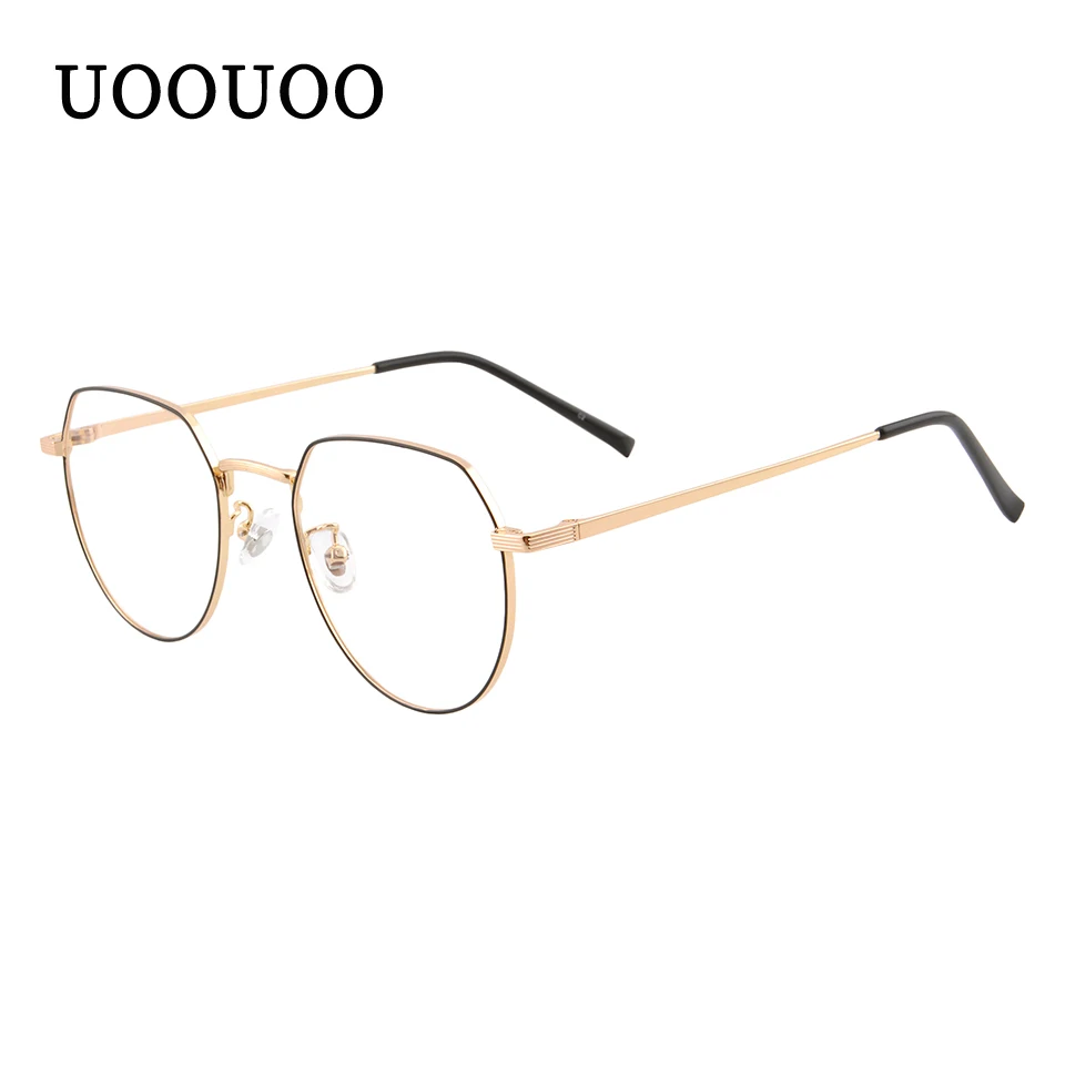 UOOUOO Vintage metal eyeglass frame men women anti blue rays computer eyewear Myopia Prescription Eyeglasses Frames men 6895
UOOUOO Vintage metal eyeglass frame men women anti blue rays computer eyewear Myopia Prescription Eyeglasses Frames men 6895
