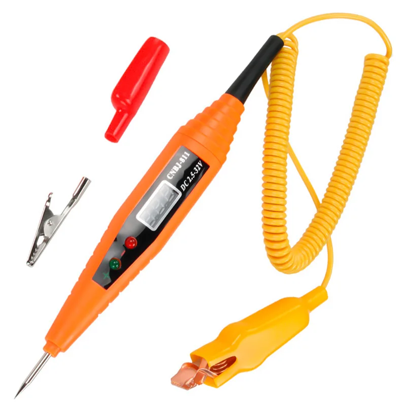 Digital Test Pencil Multi-function Digital Display Voltage Tester Test Pen 2.5-32V For Checking Circuits Fuses
Digital Test Pencil Multi-function Digital Display Voltage Tester Test Pen 2.5-32V For Checking Circuits Fuses