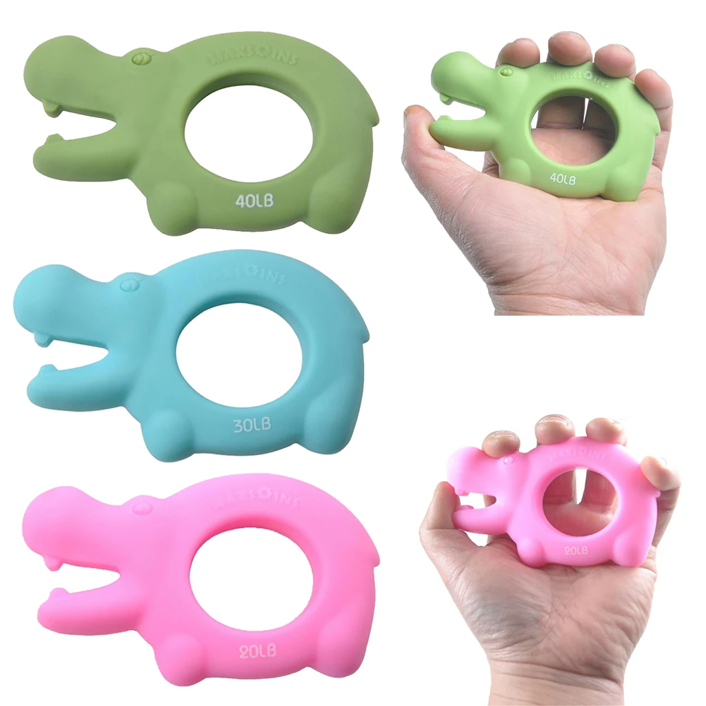 Set of 3 Hand Grip Strengthener Rings Silicone Hand Grip Exerciser Strengthen Your Grip and Forearms for Men Women (20-30-40LB) 
Set of 3 Hand Grip Strengthener Rings Silicone Hand Grip Exerciser Strengthen Your Grip and Forearms for Men Women (20-30-40LB)