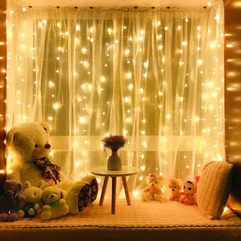 3x1/3x3m LED Icicle String Lights Christmas Fairy Lights Garland Outdoor Home for Party Curtain Garden Decor Led String Lights
3x1/3x3m LED Icicle String Lights Christmas Fairy Lights Garland Outdoor Home for Party Curtain Garden Decor Led String Lights