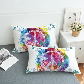Watercolor Butterfly Pillow Case Decorative Peace Design Bedding Pillow Cover Colorful Print Pillowcase Pillow 2Pc Home Textiles
Watercolor Butterfly Pillow Case Decorative Peace Design Bedding Pillow Cover Colorful Print Pillowcase Pillow 2Pc Home Textiles