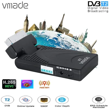 Vmade 2020 DVB T2 Tuner H.265 decoder HD 1080P set top boxes digital tv receiver DVB T2 TV Tuner support Meecast YouTube WIFI
Vmade 2020 DVB T2 Tuner H.265 decoder HD 1080P set top boxes digital tv receiver DVB T2 TV Tuner support Meecast YouTube WIFI