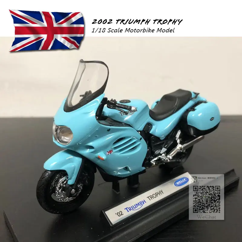 1:18 Scale 2002 Triumph Trophy Touring Motorcycle Motorbikes Metal Miniature  Model Collection Gifts Diecast Kids Toys For Boys