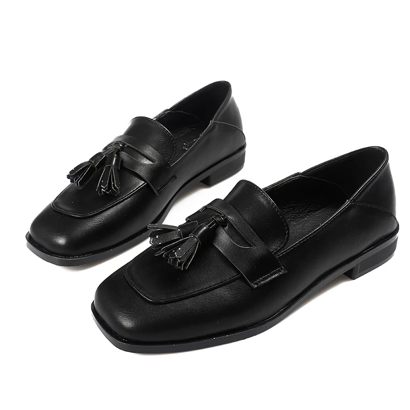 Spring and Autumn New Japanese Small Leather Shoes Retro Square Head Tassel Removable Two Wear Large Size Small Leather Shoes
Spring and Autumn New Japanese Small Leather Shoes Retro Square Head Tassel Removable Two Wear Large Size Small Leather Shoes