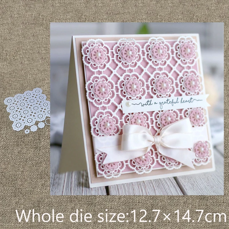 New Design Craft Metal die cuts Cutting Die flower lace background set scrapbooking Album Paper Card Craft Embossing die cuts
New Design Craft Metal die cuts Cutting Die flower lace background set scrapbooking Album Paper Card Craft Embossing die cuts