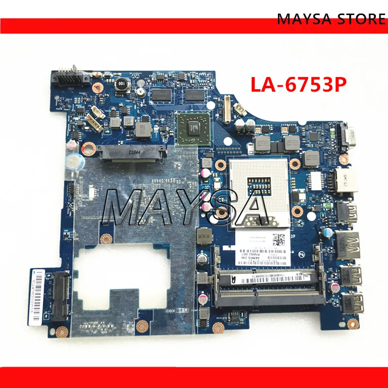 Системная плата PIWG2 системная REV 1 0 подходит для Lenovo G570 материнская ноутбука HM65 с