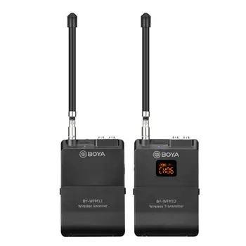 BOYA BY-WFM12 Wireless Microphone for iPhone Android Smartphone Tablet Canon EOS Nikon DSLR Camera Camcorder Audio Recorder PC
BOYA BY-WFM12 Wireless Microphone for iPhone Android Smartphone Tablet Canon EOS Nikon DSLR Camera Camcorder Audio Recorder PC