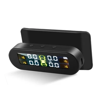 Smart TPMS Car Tire Pressure Alarm Monitor System Real-time Display Attached to Windshield wireless Solar power tpms
Smart TPMS Car Tire Pressure Alarm Monitor System Real-time Display Attached to Windshield wireless Solar power tpms