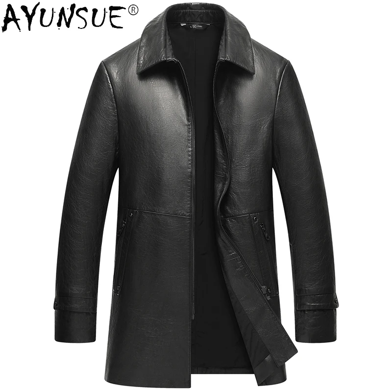 AYUNSUE Autumn Winter Genuine Leather Jacket Men Black Real Sheepskin Leather Coat Male Short Men's Jackets Jaqueta Masculina
AYUNSUE Autumn Winter Genuine Leather Jacket Men Black Real Sheepskin Leather Coat Male Short Men's Jackets Jaqueta Masculina