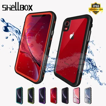 SHELLBOX Waterproof Case For iPhone 11 7 8 Plus X XR XS MAX ShockProof Swimming Diving Coque Cover for Phone Underwater Case
SHELLBOX Waterproof Case For iPhone 11 7 8 Plus X XR XS MAX ShockProof Swimming Diving Coque Cover for Phone Underwater Case