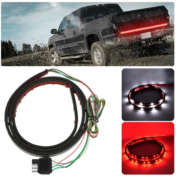 12V Truck Tailgate LED Strip Light Bar 5-Function With Reverse Brake Turn Signal Lights For Ford Dodge Ram Chevy Chevrolet GMC
12V Truck Tailgate LED Strip Light Bar 5-Function With Reverse Brake Turn Signal Lights For Ford Dodge Ram Chevy Chevrolet GMC