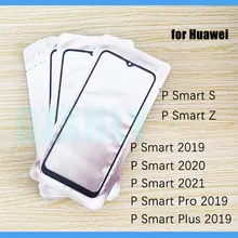Lentille extérieure avant LCD, 10 pièces/lot, verre OCA, panneau tactile pour Huawei P Smart Pro Plus 2020 2021 2019 P Smart S Z=