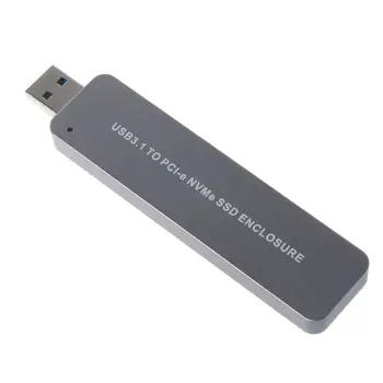 Aluminum M.2 NVME to USB 3.1 Type A PCIE SSD HDD CNC Processing Enclosure M-Key SSD to USB-A Adapter Converter
Aluminum M.2 NVME to USB 3.1 Type A PCIE SSD HDD CNC Processing Enclosure M-Key SSD to USB-A Adapter Converter