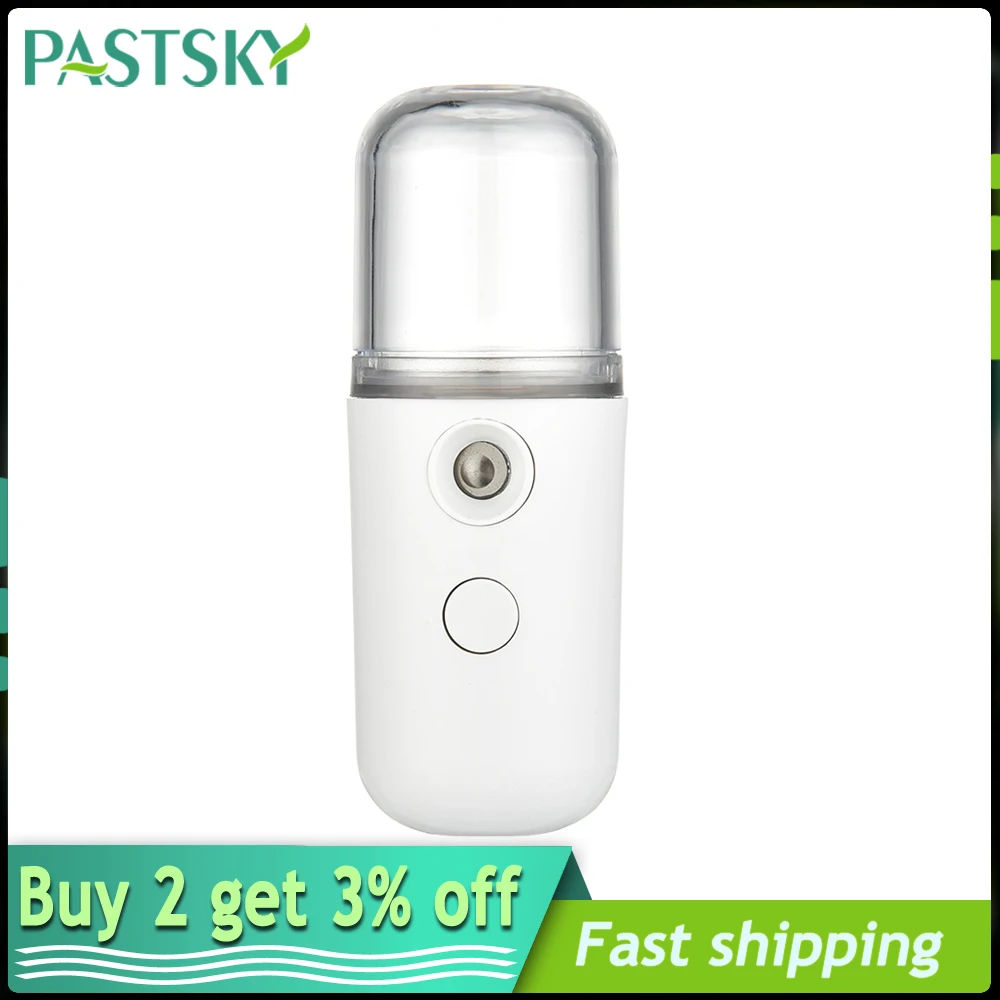 30ML Mini Nano Facial Sprayer Nebulizer Portable Face Steamer Humidifier Hydrating Anti-aging Wrinkle Women Beauty Instrument
30ML Mini Nano Facial Sprayer Nebulizer Portable Face Steamer Humidifier Hydrating Anti-aging Wrinkle Women Beauty Instrument