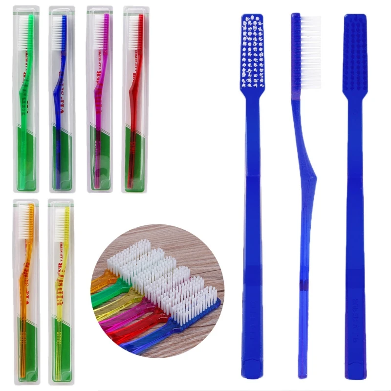 

6x Nano Dental Care Premium Hard Toothbrush Bristle Tooth Brush Set For Adult G99E