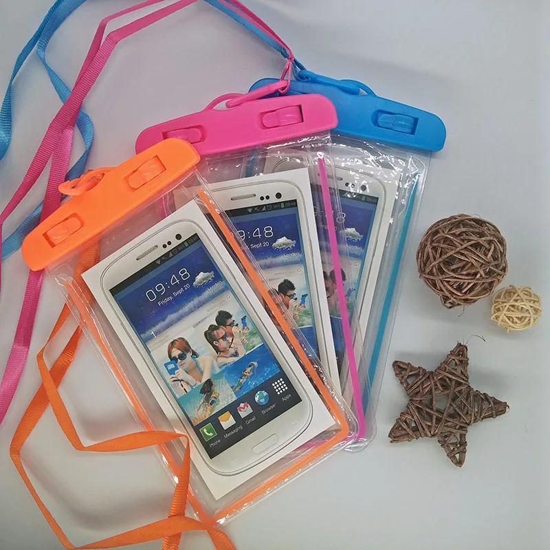 PVC Fluorescent Waterproof Cellphone Bag Outdoor Swimming Night Light Diving Cover Color Lanyard Logo Customizable
PVC Fluorescent Waterproof Cellphone Bag Outdoor Swimming Night Light Diving Cover Color Lanyard Logo Customizable