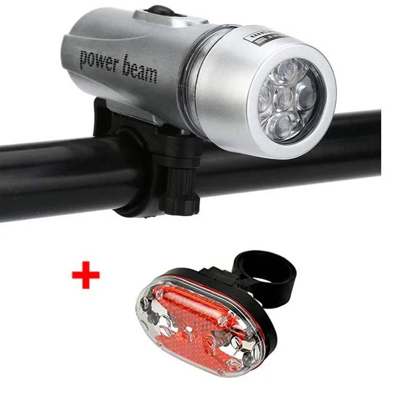 Bicycle Light Bike Headlight LED Taillight Warning Cycling Tail Lamp Flashlight MTB Lantern For | Спорт и развлечения