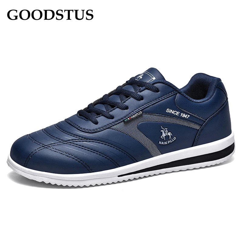GOODSTUS Men Running Shoes Pu Vamp Breathable Soft Bottom Comfortable Solid Durable Anti-Slip High Quality Male Sport Footware
GOODSTUS Men Running Shoes Pu Vamp Breathable Soft Bottom Comfortable Solid Durable Anti-Slip High Quality Male Sport Footware