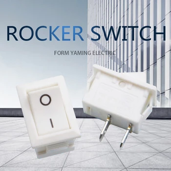 10pcs White Rocker Switch 2 Pins 2 Positions KCD-101 Push Button Press Boat Shaped Power Supply Socket 15*21mm
10pcs White Rocker Switch 2 Pins 2 Positions KCD-101 Push Button Press Boat Shaped Power Supply Socket 15*21mm