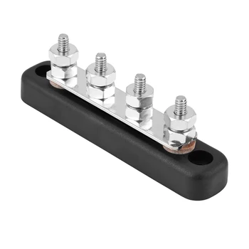 1pc 100A AC 300V DC 48V 4 Studs Bus Bar Electric Terminal Junction Block Glass fibre reinforced nylon Brass Stainless Steel Made
1pc 100A AC 300V DC 48V 4 Studs Bus Bar Electric Terminal Junction Block Glass fibre reinforced nylon Brass Stainless Steel Made