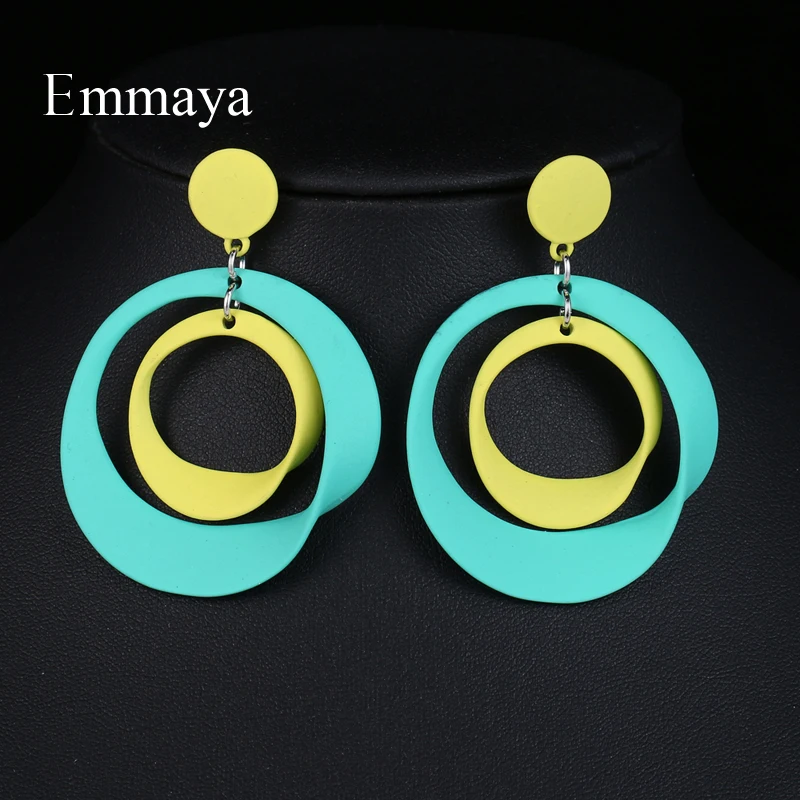 EMMAYA Modern Style Geometric bright-coloured earring irregular Circle Earring Girls Lovable Decorated Present in Party
EMMAYA Modern Style Geometric bright-coloured earring irregular Circle Earring Girls Lovable Decorated Present in Party
