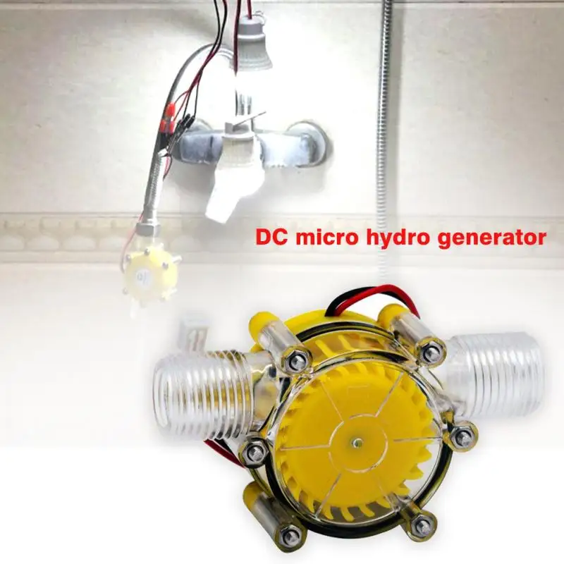 Micro Turbo Pump Faucet Micro Hydro Generator DC 5V 12V 80V High Power Water Flow Small Battery Mobile Phone LED Light Charging
Micro Turbo Pump Faucet Micro Hydro Generator DC 5V 12V 80V High Power Water Flow Small Battery Mobile Phone LED Light Charging