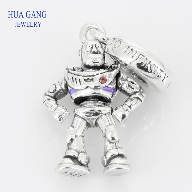 Fits Pandor Charms Bracelet Toys Story Buzz Lightyear Charm 100% 925 Sterling Silver Original Europe Beads for Jewelry Making
Fits Pandor Charms Bracelet Toys Story Buzz Lightyear Charm 100% 925 Sterling Silver Original Europe Beads for Jewelry Making