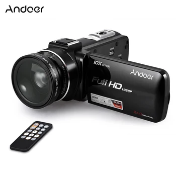 Andoer HDV-Z82 1080P Full HD 24MP Digital Video Camera Camcorder 10X Optical Zoom with 3" LCD Touchscreen Anti-shake
Andoer HDV-Z82 1080P Full HD 24MP Digital Video Camera Camcorder 10X Optical Zoom with 3" LCD Touchscreen Anti-shake
