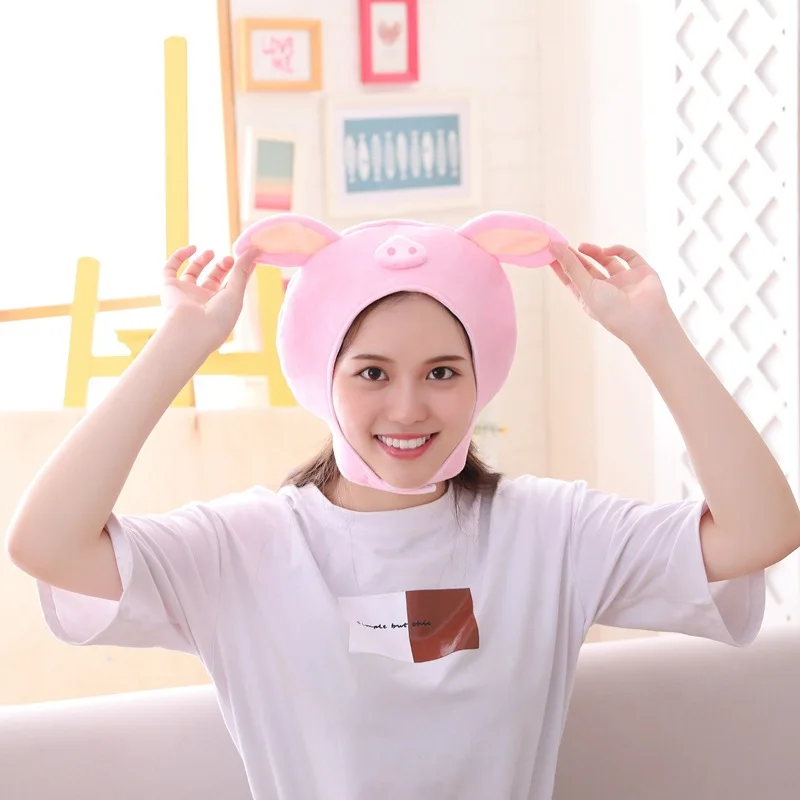Kawaii Anime Movie Animal Pink Pig Hat Cosplay Props Accessories Plush Head Fancy Cap Christmas Gift
Kawaii Anime Movie Animal Pink Pig Hat Cosplay Props Accessories Plush Head Fancy Cap Christmas Gift