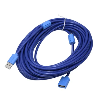 1 pcs High Speed USB 2.0 A/F Female To A Male Extension Cable Pure Copper Shielded Cable Super Speed Light Blue USB 10m * 5mm
1 pcs High Speed USB 2.0 A/F Female To A Male Extension Cable Pure Copper Shielded Cable Super Speed Light Blue USB 10m * 5mm