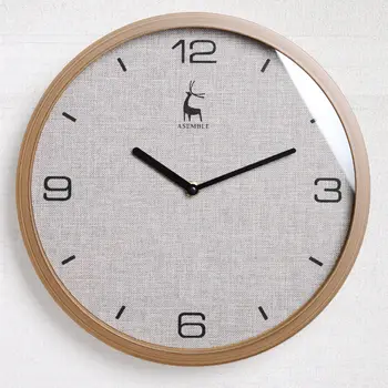 Creative Fabric Clocks Mute Living Room Wall Clocks Household Punch-free Wall Watches Fashion Nordic Simple Modern Wall Clocks
Creative Fabric Clocks Mute Living Room Wall Clocks Household Punch-free Wall Watches Fashion Nordic Simple Modern Wall Clocks