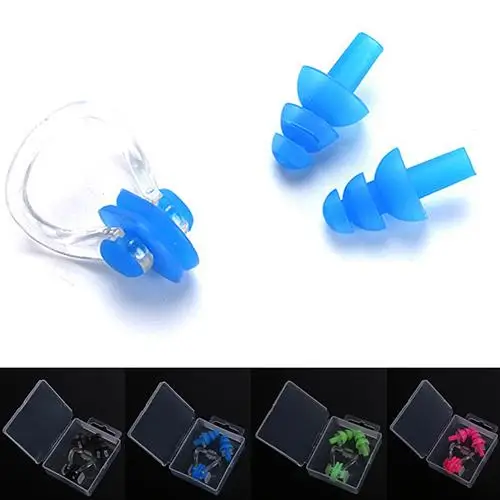 Soft Nose Clip Ear Plugs Set Silicone Environmental Waterproof Dust-Proof Nose/Ear Plug Diving Water Sports Swimming Accessories
Soft Nose Clip Ear Plugs Set Silicone Environmental Waterproof Dust-Proof Nose/Ear Plug Diving Water Sports Swimming Accessories