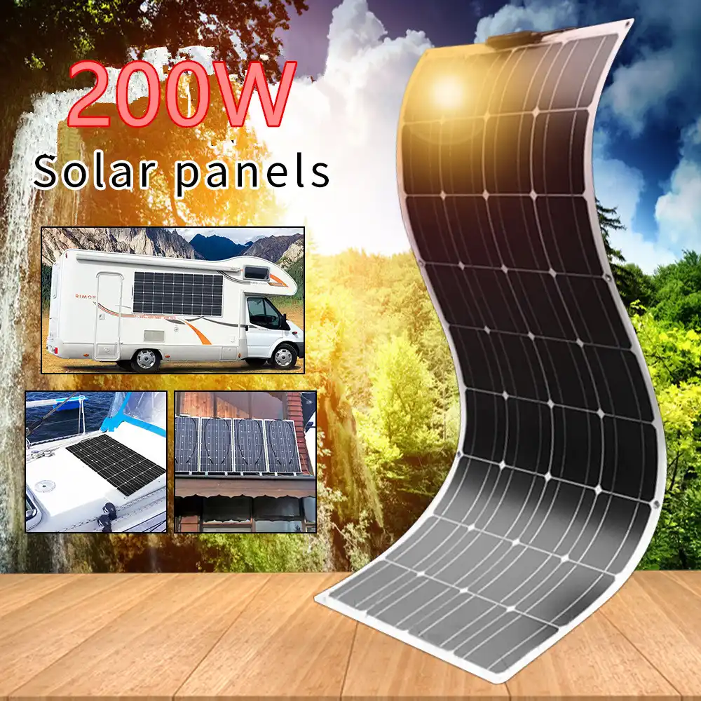 120w 36 cells 18v flexible solar panel with 20a solar controller