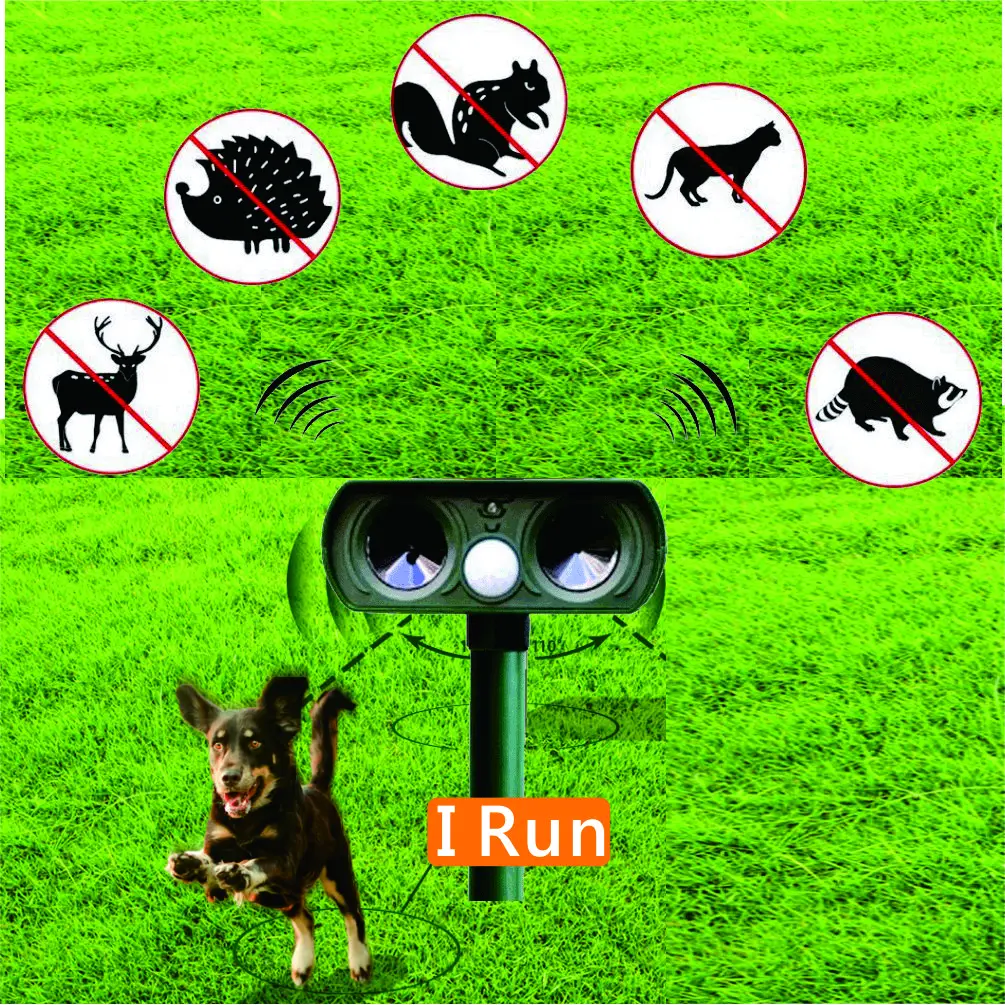 

2PCS solar moles repeller|Ultrasound anim snake repellent electronic|bird repeller solar|solar dogs repellent|repellent mosquito