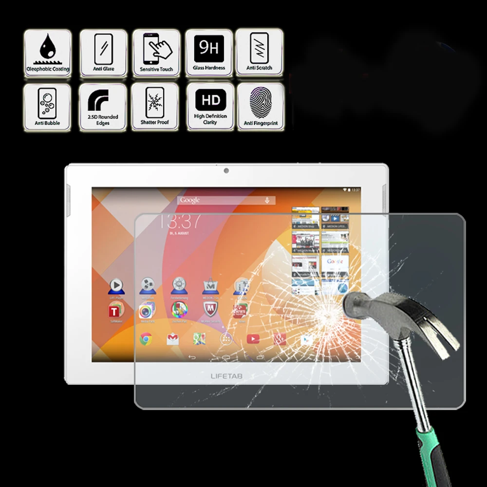 For Medion Lifetab S10345 MD99042 10.1" - Tablet Tempered Glass Screen Protector Cover Screen Film Protector Guard Cover
For Medion Lifetab S10345 MD99042 10.1" - Tablet Tempered Glass Screen Protector Cover Screen Film Protector Guard Cover