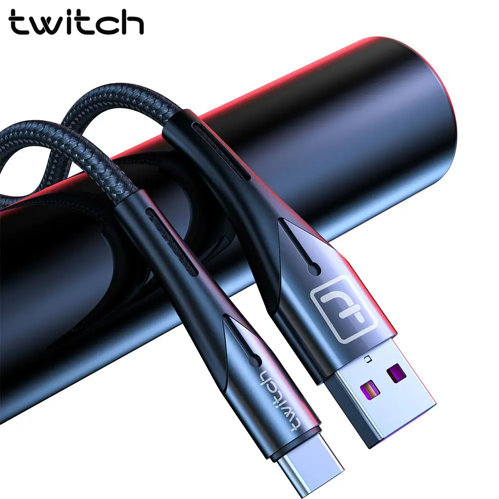 Twitch USB Type C Cable For Samsung S10 Huawei P30 Fast Charging Mobile Phone Data Cord For Redmi Note 8 7 Type-C Charger Cable
Twitch USB Type C Cable For Samsung S10 Huawei P30 Fast Charging Mobile Phone Data Cord For Redmi Note 8 7 Type-C Charger Cable