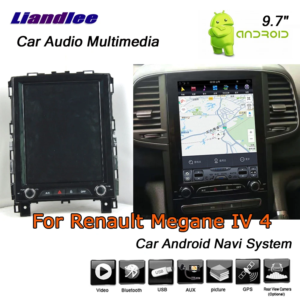 Liandlee 9.7" Android For Renault Megane 4 IV 2016~2019 Stereo Video Car Vertical Screen Wifi BT GPS Map Navi Navigation System
Liandlee 9.7" Android For Renault Megane 4 IV 2016~2019 Stereo Video Car Vertical Screen Wifi BT GPS Map Navi Navigation System