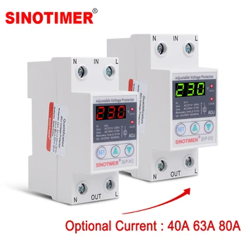 40A 63A 80A 220V Adjustable Voltage Protector Automatic Recovery Over Under Voltage Protection Device with Voltage Monitoring
40A 63A 80A 220V Adjustable Voltage Protector Automatic Recovery Over Under Voltage Protection Device with Voltage Monitoring