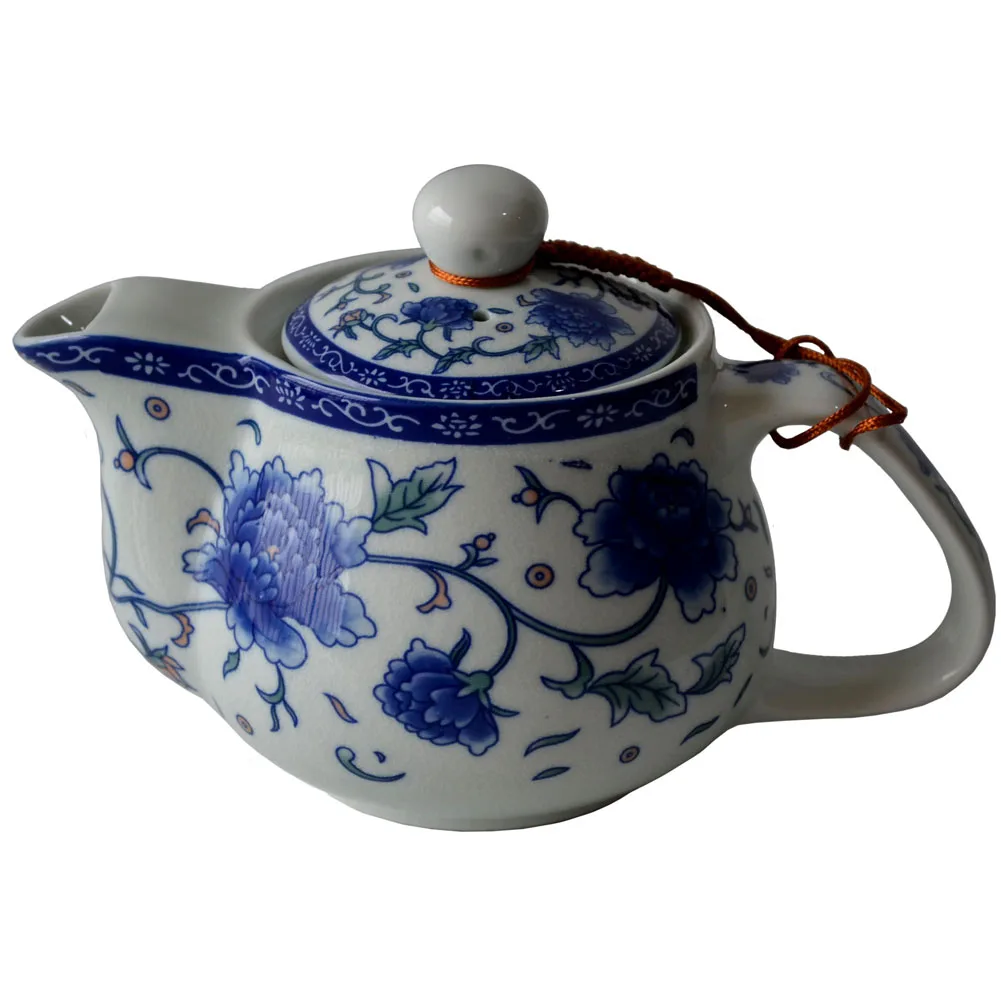 

Teapot 500ml bule white porcelain Penoy Chinese pot stainless steel strainer infusion Flowers tea puer kettle ceramic teaware