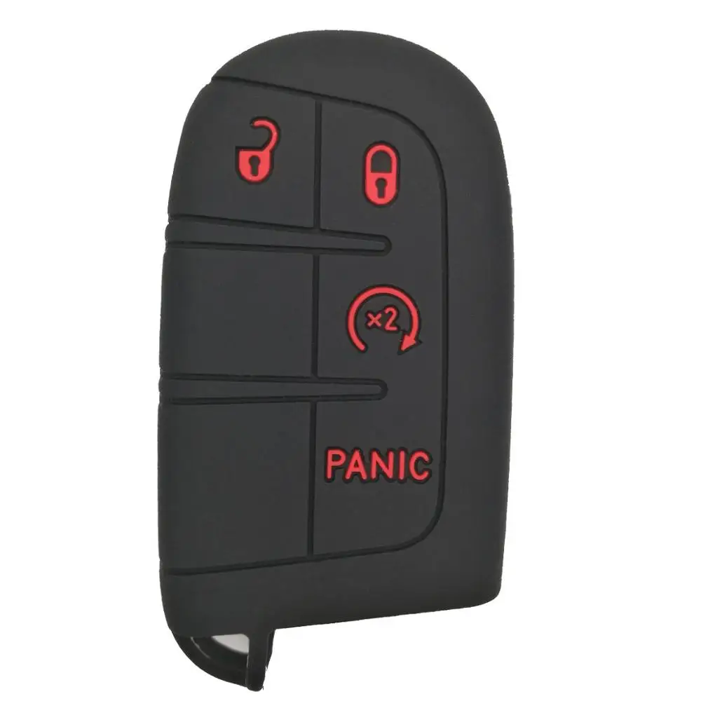 Rubber Smart Key Fob Cover Case Remote Skin Keyless Jacket Holder Protector for Dodge Durango Journey Dart Challenger Jeep Reneg
Rubber Smart Key Fob Cover Case Remote Skin Keyless Jacket Holder Protector for Dodge Durango Journey Dart Challenger Jeep Reneg