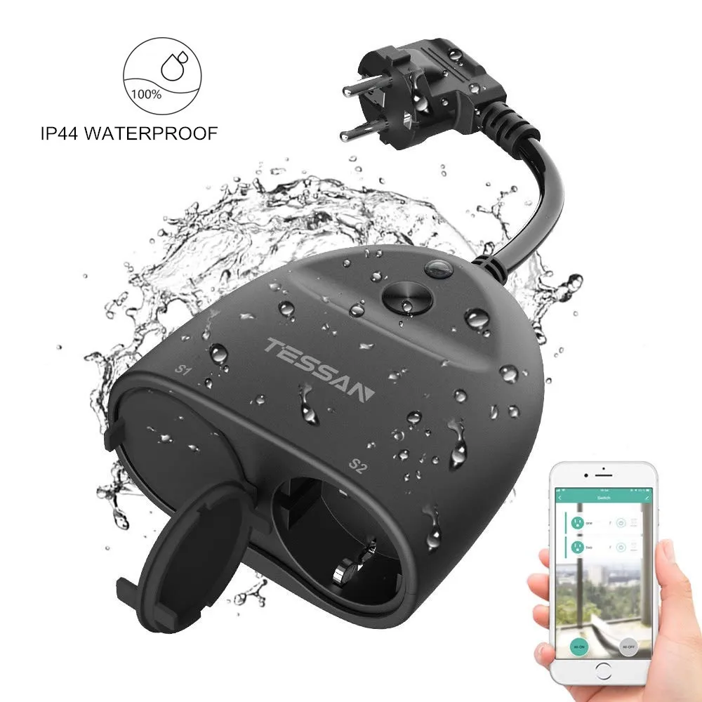 Wifi Smart EU Power Strip 2 EU Outlets Plug Remote Control With Smart Life Socket suitable for Outdoor Waterproof
Wifi Smart EU Power Strip 2 EU Outlets Plug Remote Control With Smart Life Socket suitable for Outdoor Waterproof