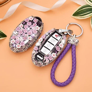 Car Key Case Cover Diamond Key Bag for Nissan Qashqai J10 J11 X-Trail T31 T32 Kicks Tiida Pathfinder Murano Note Juke Infiniti
Car Key Case Cover Diamond Key Bag for Nissan Qashqai J10 J11 X-Trail T31 T32 Kicks Tiida Pathfinder Murano Note Juke Infiniti