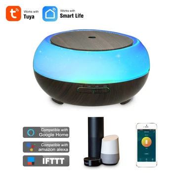 Smart Wifi Wireless 400ml Aroma Essential Oil Diffuser Air Humidifier Compatible with Alexa and Google Home amazon Voice Control
Smart Wifi Wireless 400ml Aroma Essential Oil Diffuser Air Humidifier Compatible with Alexa and Google Home amazon Voice Control