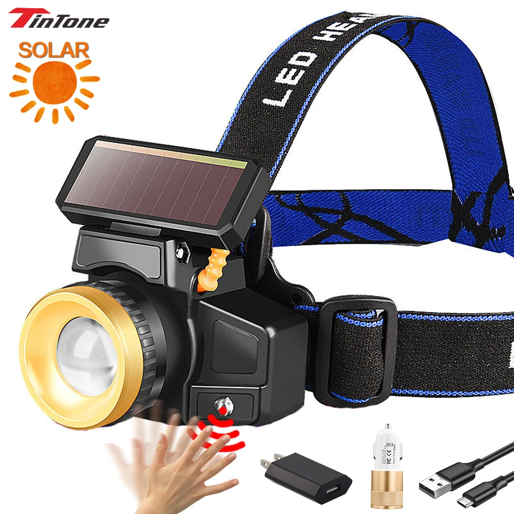 LED Headlight New Motion Sensor Solar Charging Telescopic Zoom Waterproof Outdoor for Fishing Built-in Battery
LED Headlight New Motion Sensor Solar Charging Telescopic Zoom Waterproof Outdoor for Fishing Built-in Battery